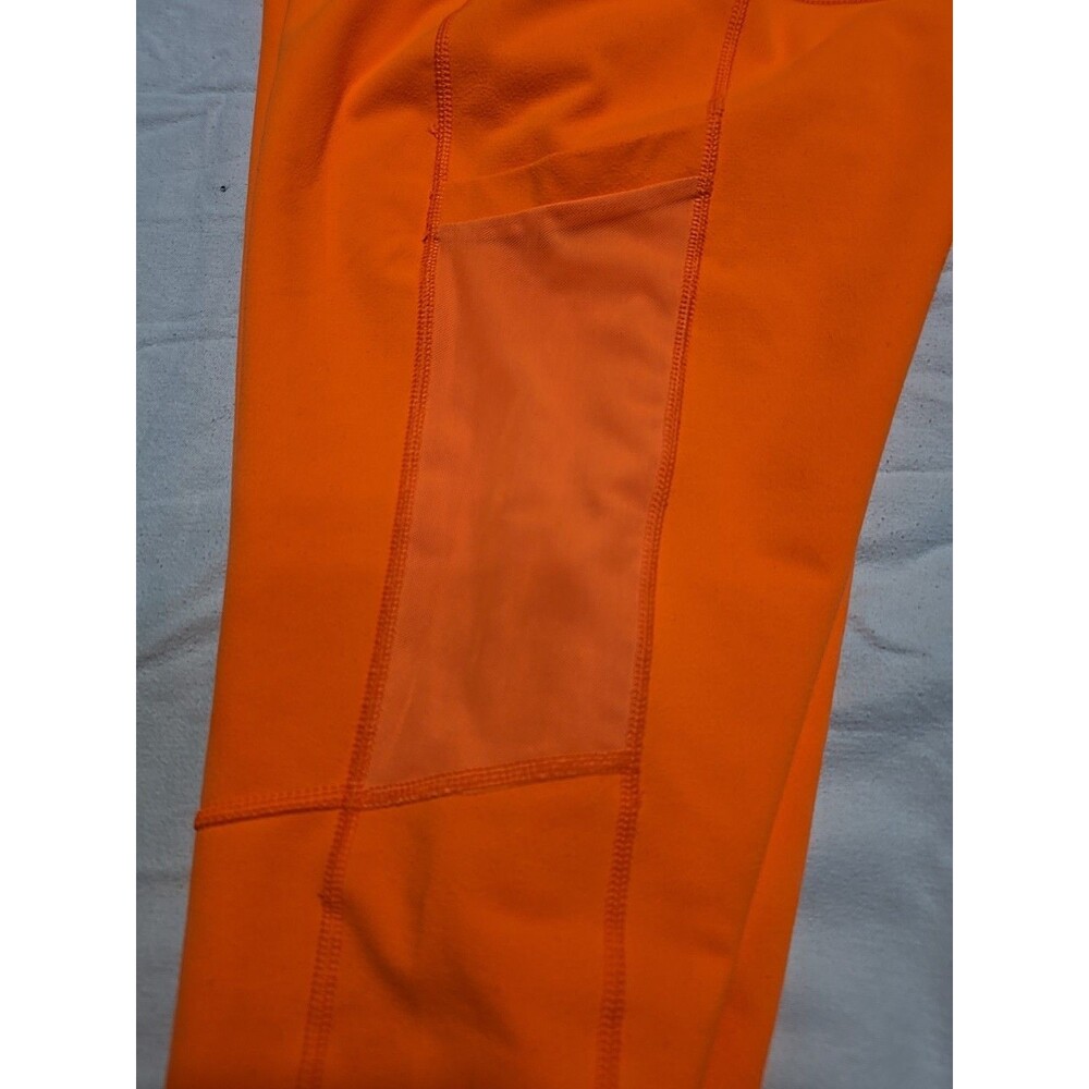 NWT- Fabletics Define PowerHold® High-Waisted 7/8 Legging Passion Orange-Size M - Picture 16 of 16